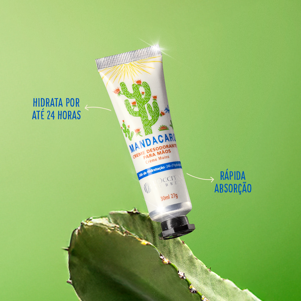 Creme Desodorante para Mãos Mandacaru 30ml, ,  large image number 1